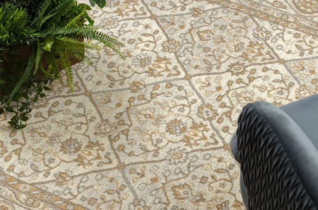 Koberec SOHO 477.27.LA100 OSTA geometrický naturálny béžový