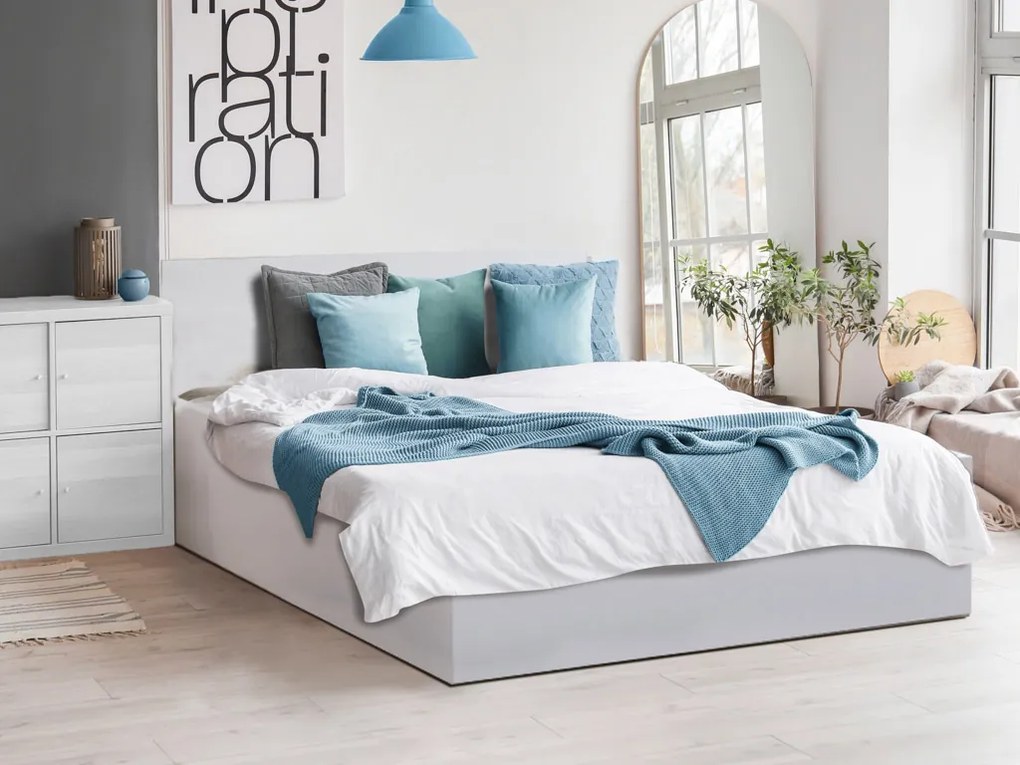 Posteľ SOFIA 120 x 200 cm, biela Rošt: S latkovým roštom, Matrac: Matrac COCO MAXI 20 cm