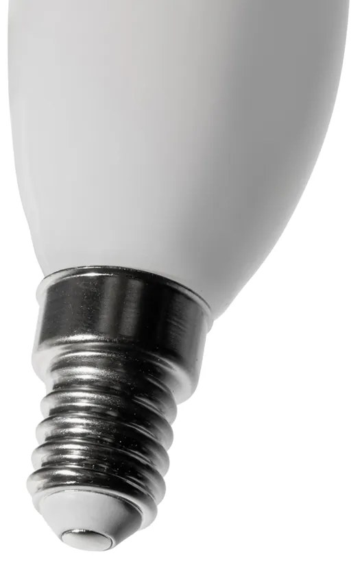 Sada 5 stmievateľných LED žiaroviek E14 B35 Opál 4W 400 lm 2200K