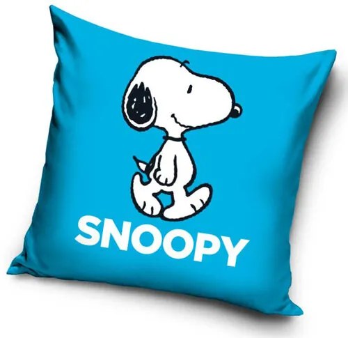 Carbotex Obliečka na vankúšik Snoopy Blue, 40 x 40 cm