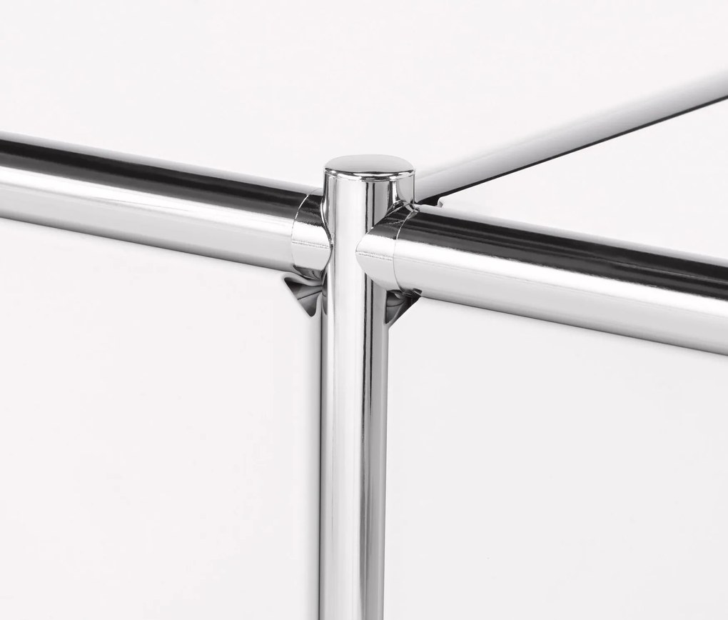 Regál »CN3« s 2 výklopnými dvierkami, biely