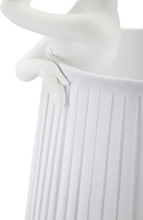 Stolná lampa Balet 62,5 cm biela