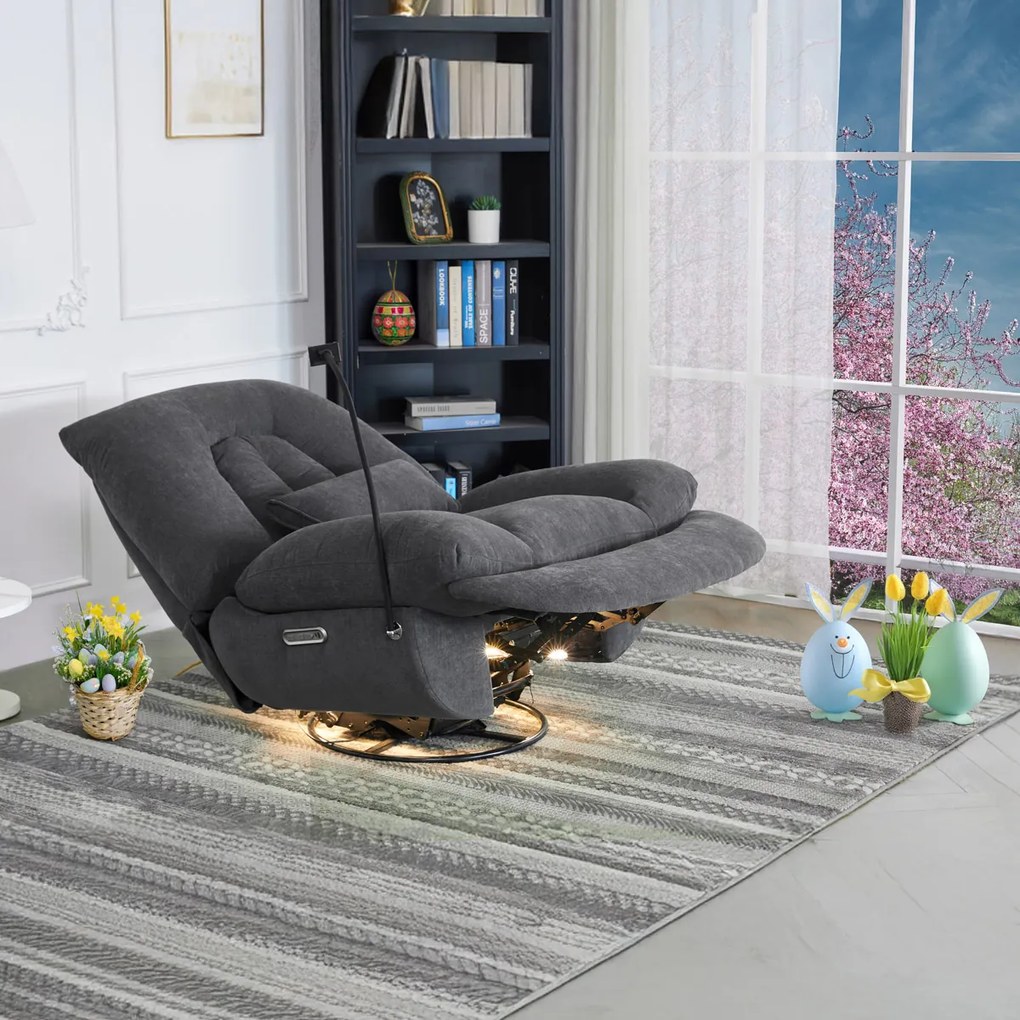 Polohovateľné kreslo TV-7089 GREY2