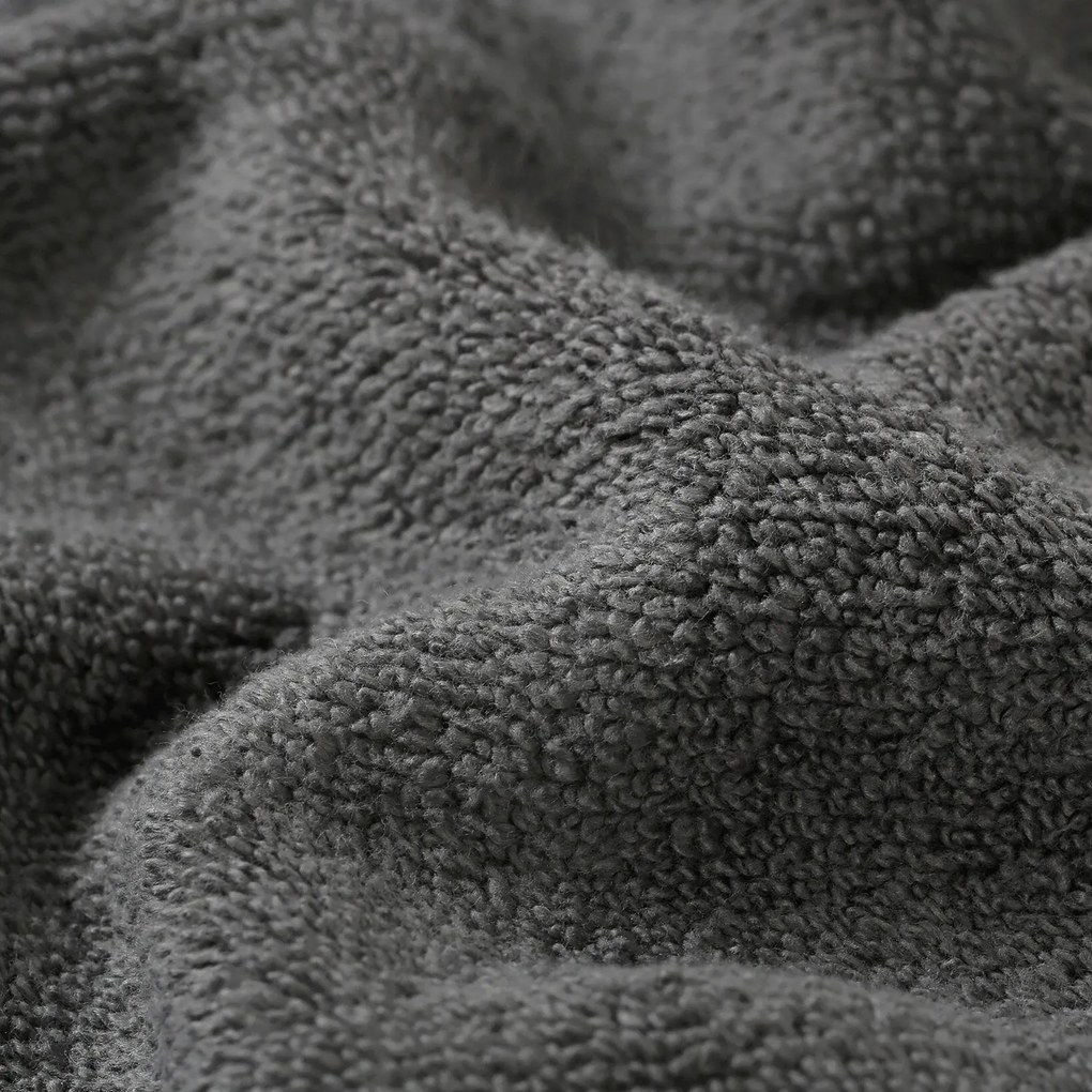 Goldea bavlnený uterák / osuška soft - tmavo sivý 50 x 100 cm