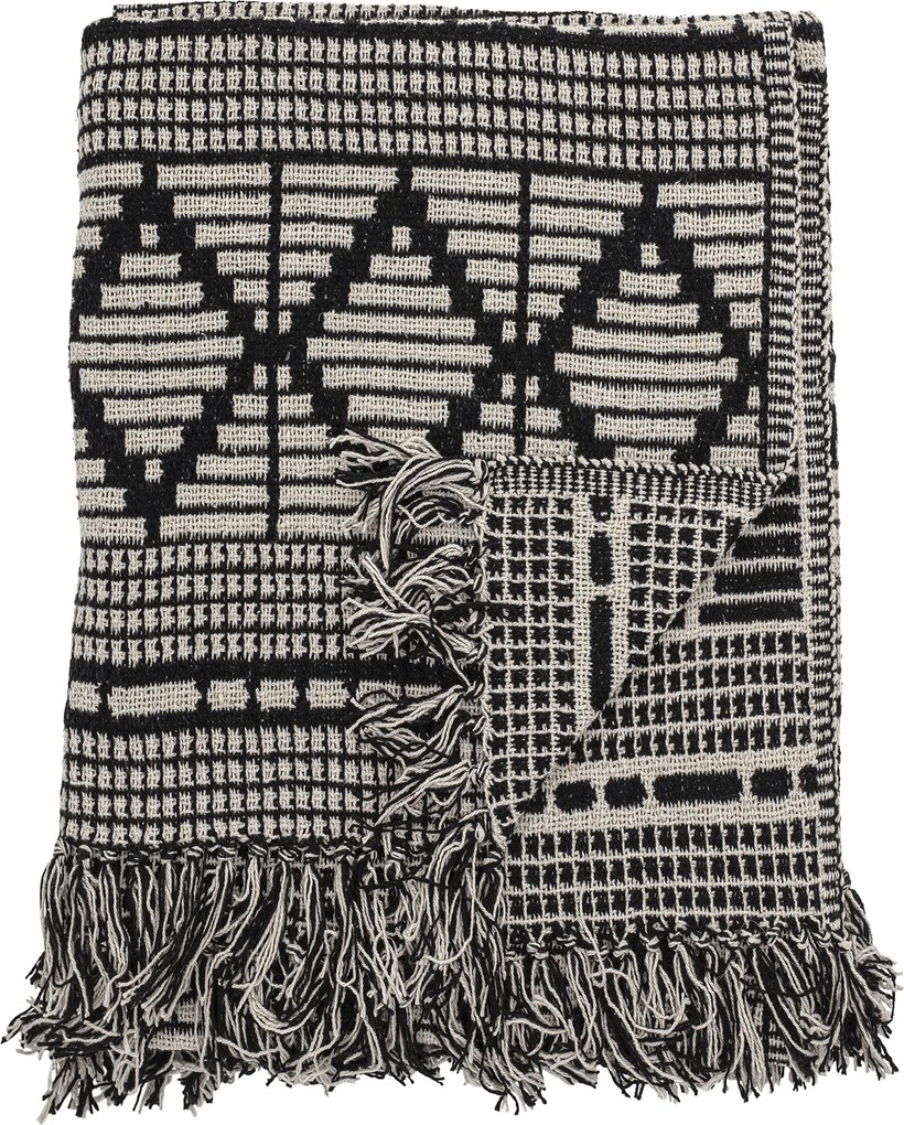 Bloomingville Prehoz vzorovany z recyklovanej bavlny - Cutte Throw