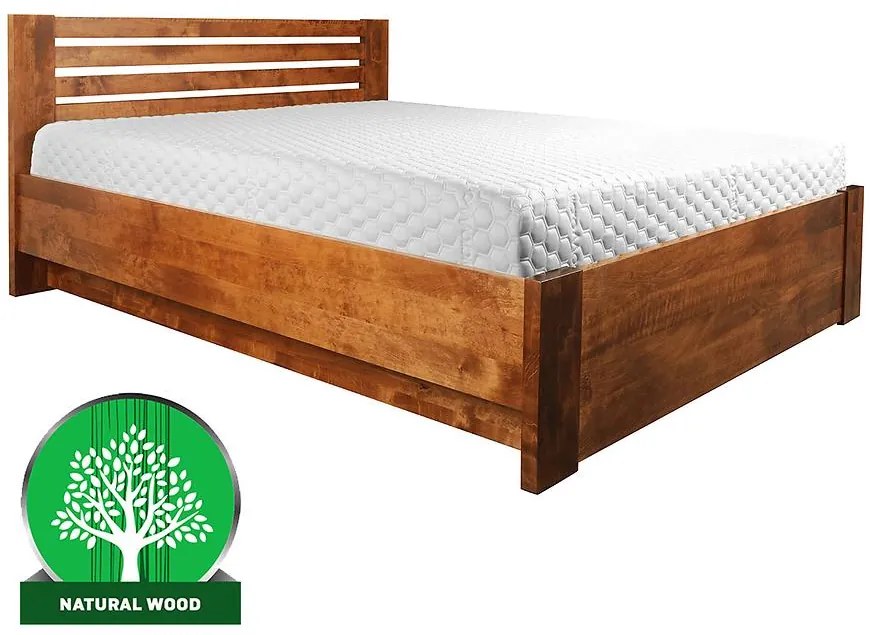 Posteľ drevené Bergen Plus 180x200 Jelša