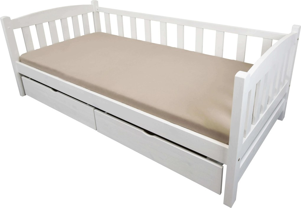 FA Detská posteľ Oľga 2 (180x80 cm) s úložnými priestormi - viac farieb Farba: Orech