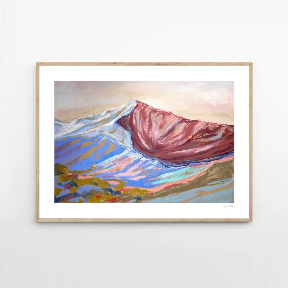 The Poster Club Plagát Velvet Peak IV by Mandy Maria 50x70 cm