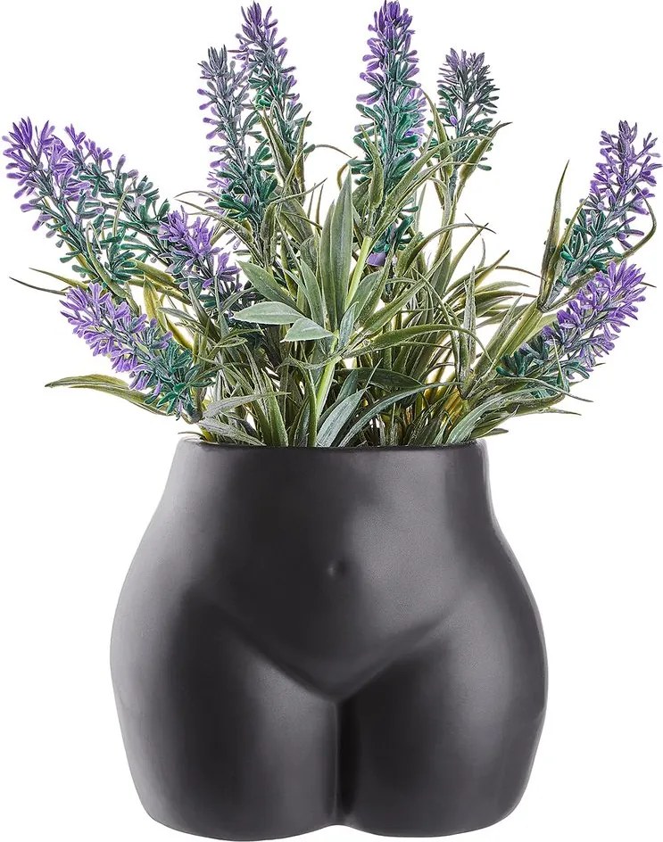 BOODY Váza/kvetináč 13 cm - čierna