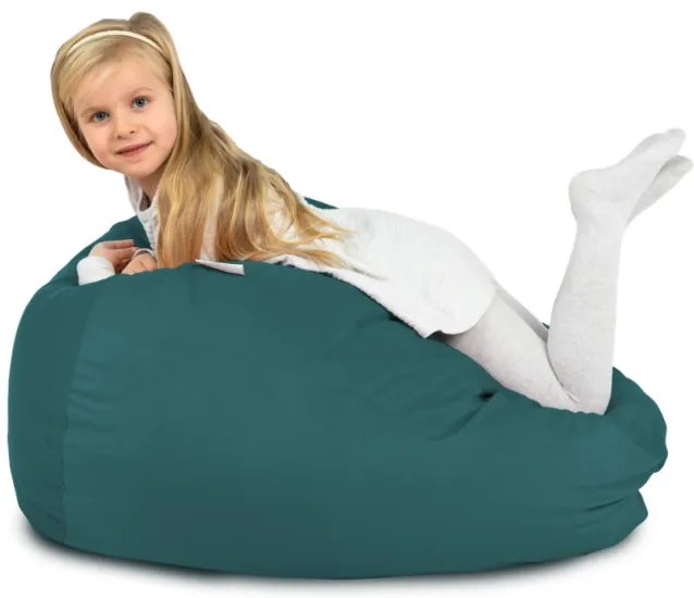 Plyšový sedací vak SAKO modrý