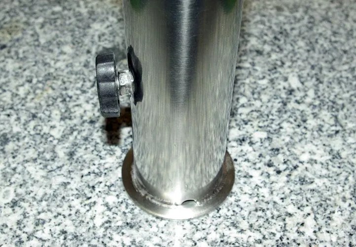 Garthen 770 Stojan na slnečníky žula / nerezová oceľ 25 kg