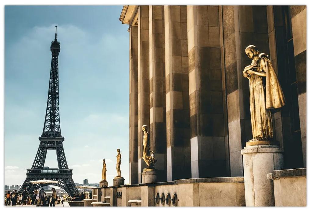 Obraz z Trocaderského námestia, Paríž (90x60 cm)