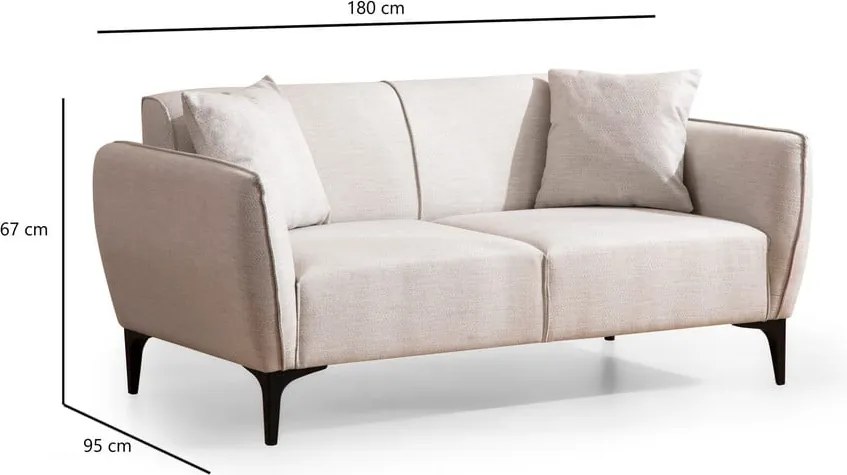 Biela pohovka Belissimo – Balcab Home