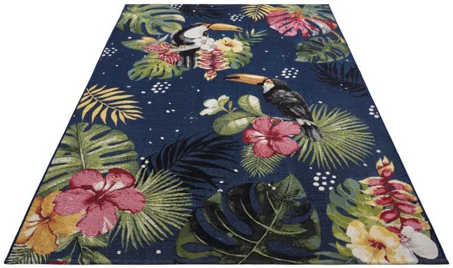 Koberec Hanse Home Flair Tropical Dream modrý / viacfarebný