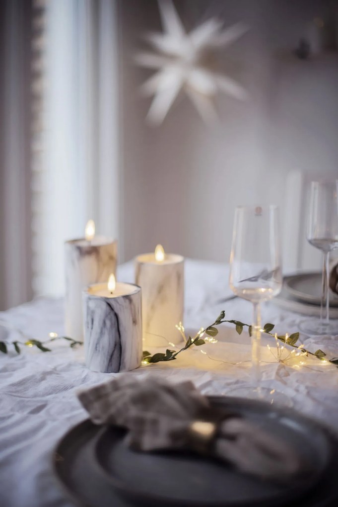 STAR TRADING Svetelná LED girlanda Leaf 95 cm