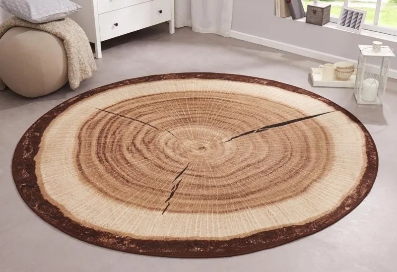 Hanse Home Collection koberce Protišmykový kusový koberec BASTIA SPECIAL 101175 - 133x133 (priemer) kruh cm