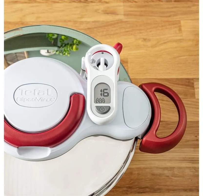 Tlakový hrniec Tefal Clipso Minut Perfect P4620733 6 l (použité)