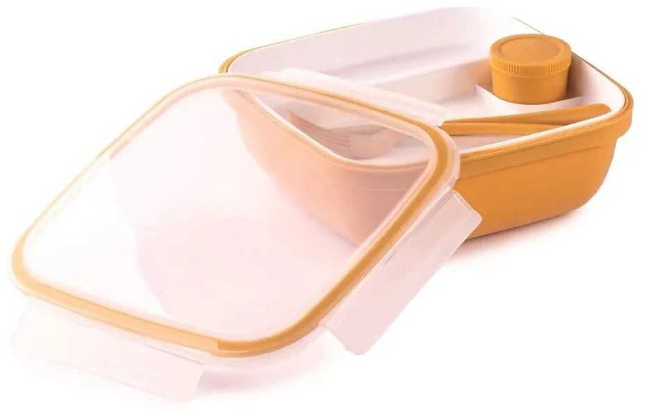 Delený desiatový box s príborom Fresh – Snips