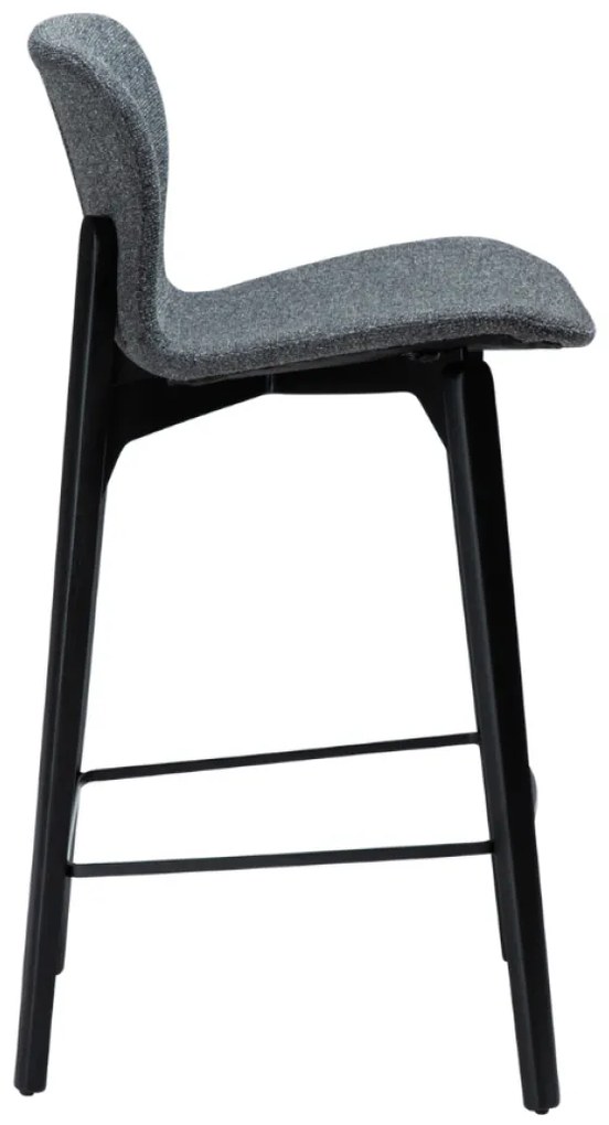 PARAGON ČALÚNENÁ BAROVÁ STOLIČKA grey/black