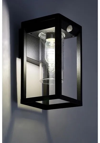 Rabalux 77086 - Vonkajšie nástenné svietidlo ZERNEST 1xE27/15W/230V IP54 čierna