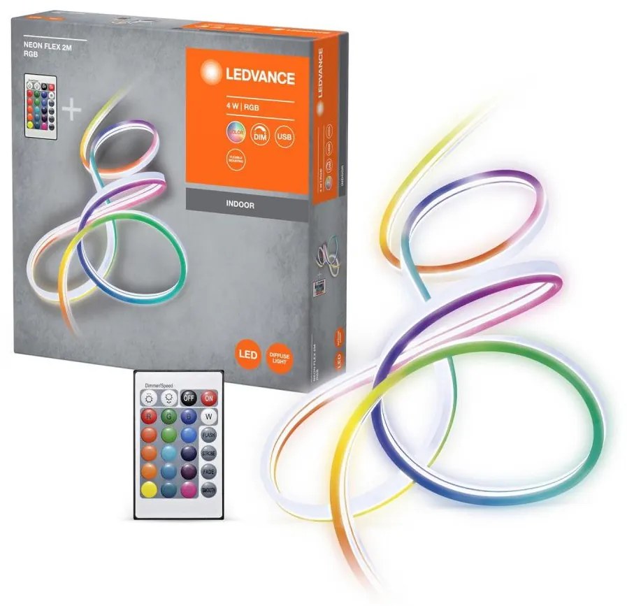 Ledvance - LED RGBW Stmievateľný pásik NEON FLEX 2,1m LED/4W/5V + DO