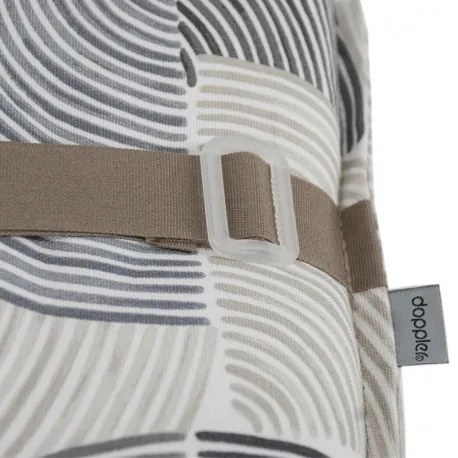 Doppler ELEGANT 2240 - poduška na záhradné ležadlo s podhlavníkom