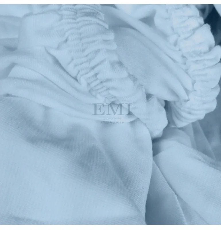 Plachta posteľná svetlomodrá superstretch, Plachta 180x200