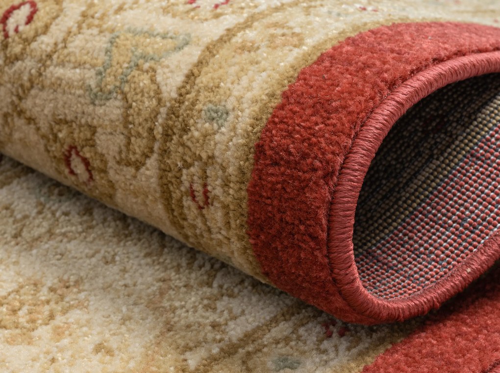 My Flair, Kusový koberec Maryam 1 weinrot, 140x200, červená, chodba / predsieň