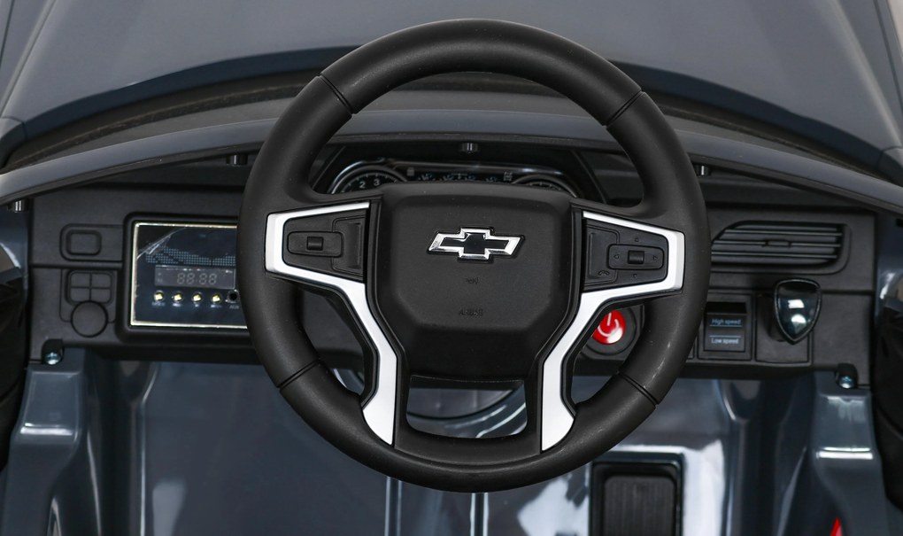 RAMIZ Elektrické autíčko - Elektrické autíčko - Chevrolet Tahoe - sivé - 2 x 35W - batéria 12V/7Ah -2023