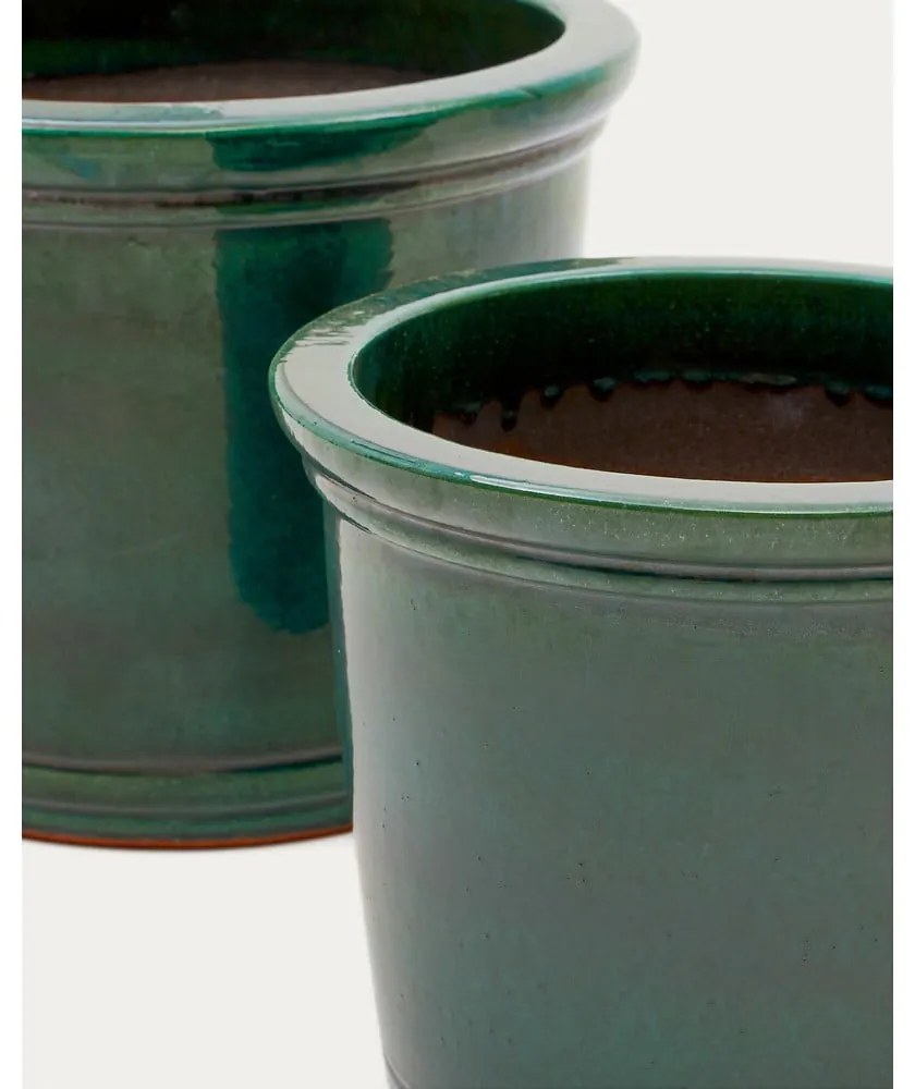 Kvetináče z terakoty v súprave 2 ks ø 47 cm Presili – Kave Home