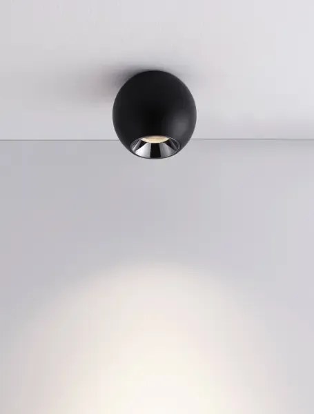 Minimalické bodové svietidlo Nano Čierna
