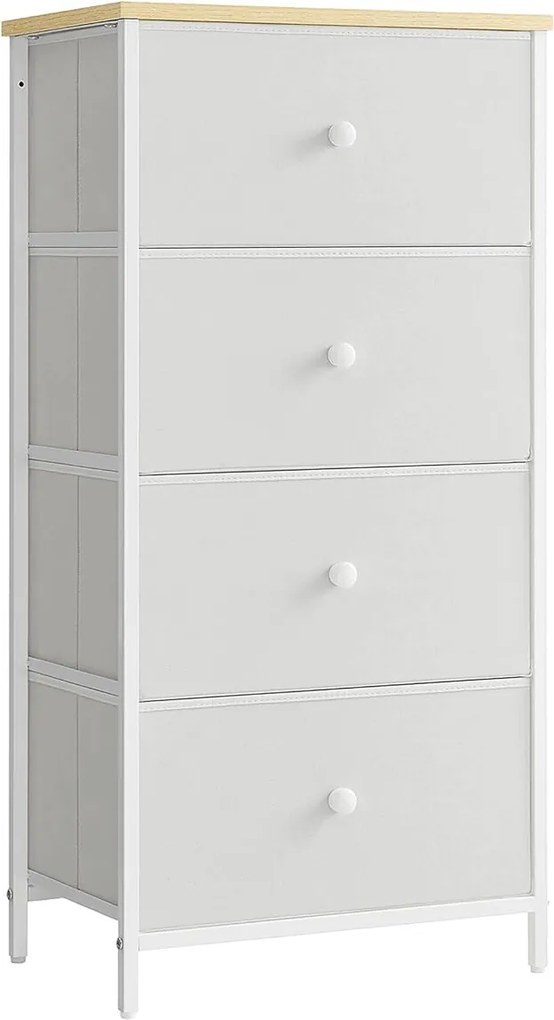 Komoda látková AUK-E1031 Farba: Biela