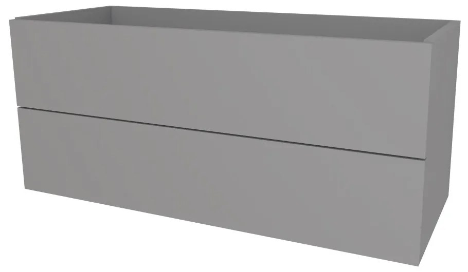 Mereo, Mereo Aira, kúpeľňová skrinka 121 cm, Multidecor, Šedá supermat, MER-CN793SSEDA