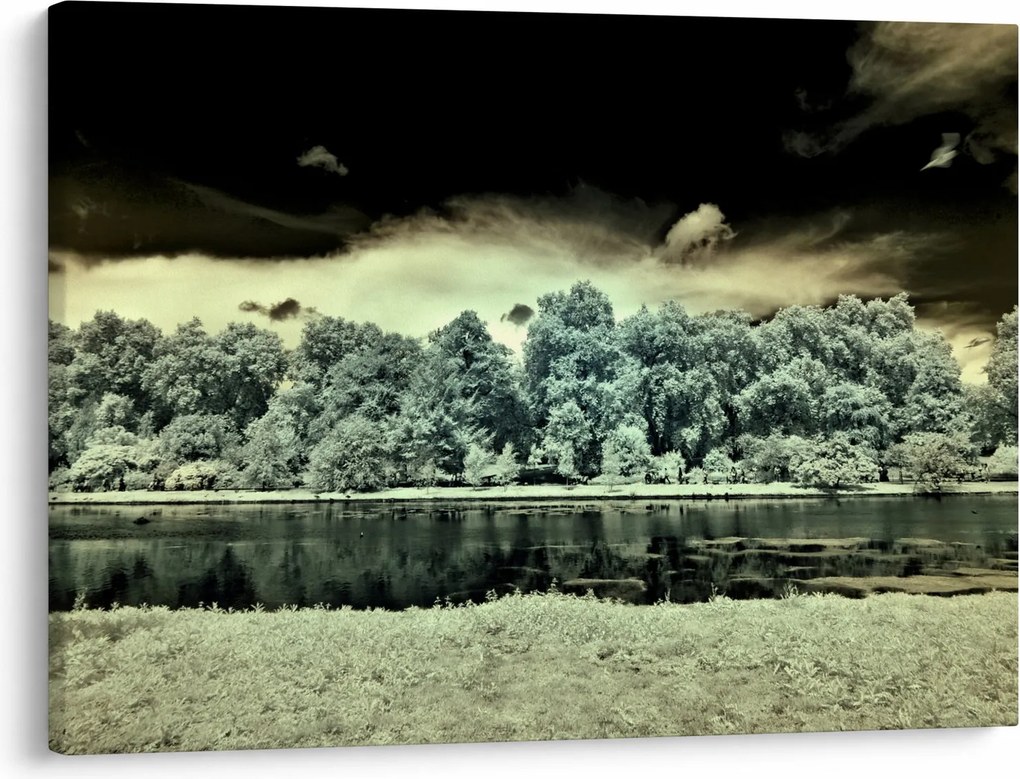 Obraz vodnej plochy (70x50 cm)