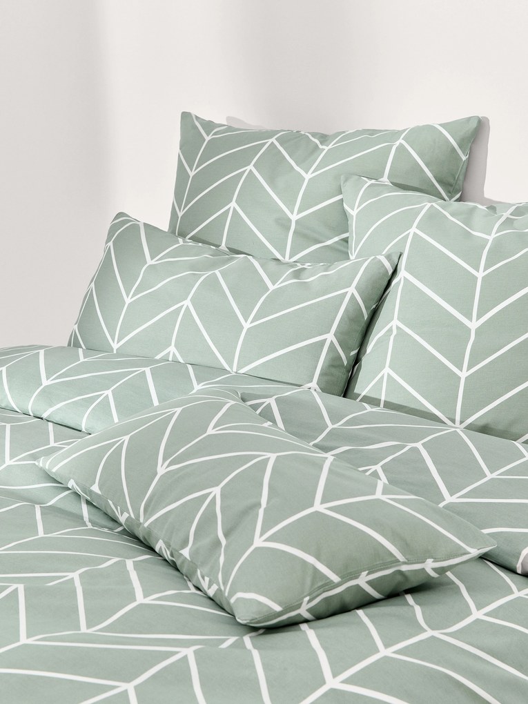 Vzorovaná bavlnená obliečka na paplón Mirja