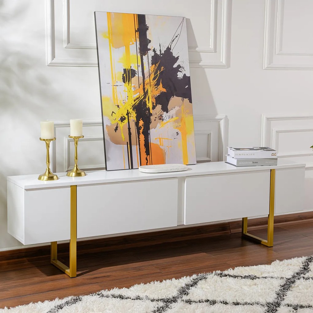 TV stolík Serenity White