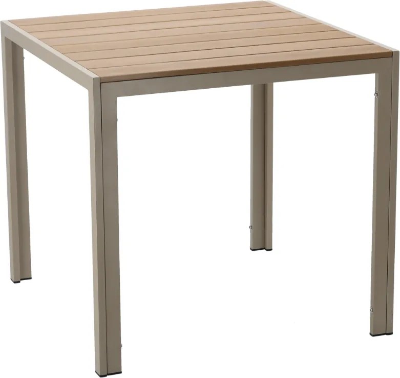 Záhradný stôl Devon 80 cm béžový