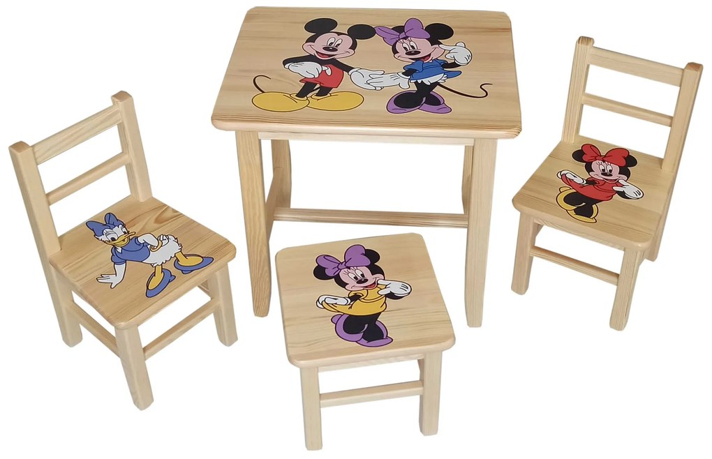 Detský stôl so stoličkami mickey