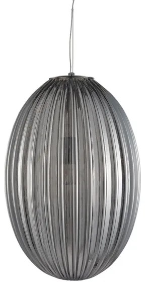 Luster na lanku BRAGA 1xE27/60W/230V šedá