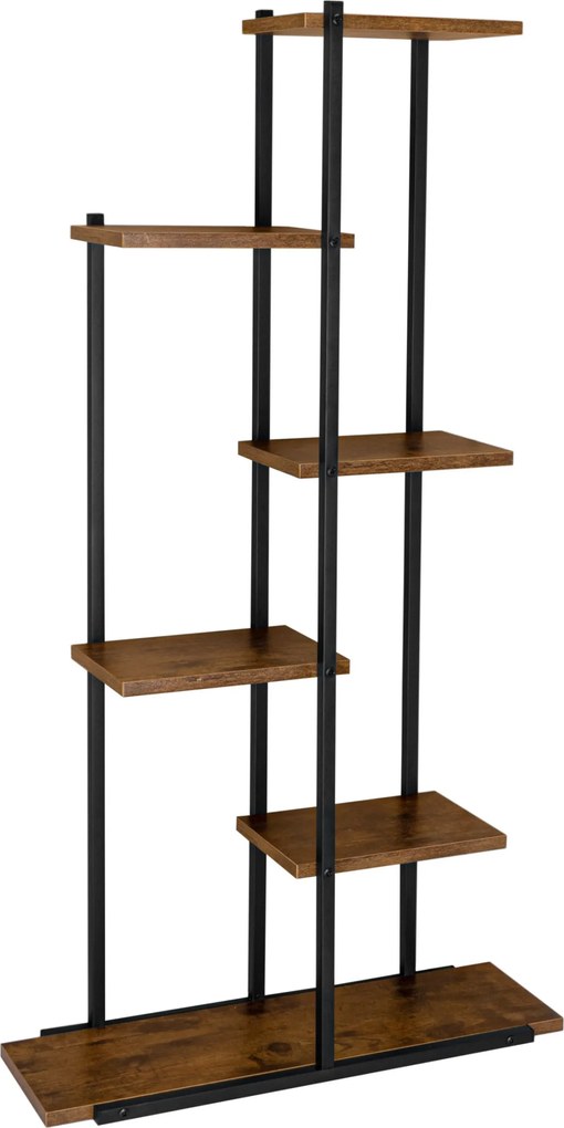 Stojan na kvety IKER dub/čierny