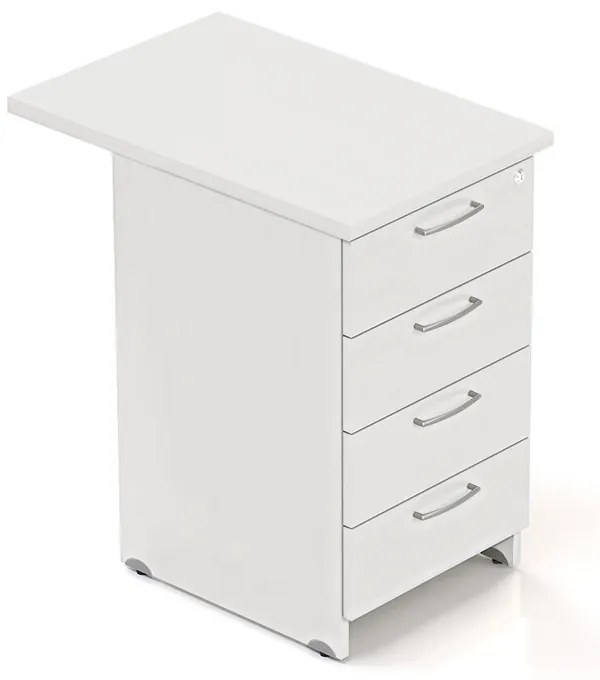 Kontajner Visio 70 x 47 cm - 4 zásuvky, biela