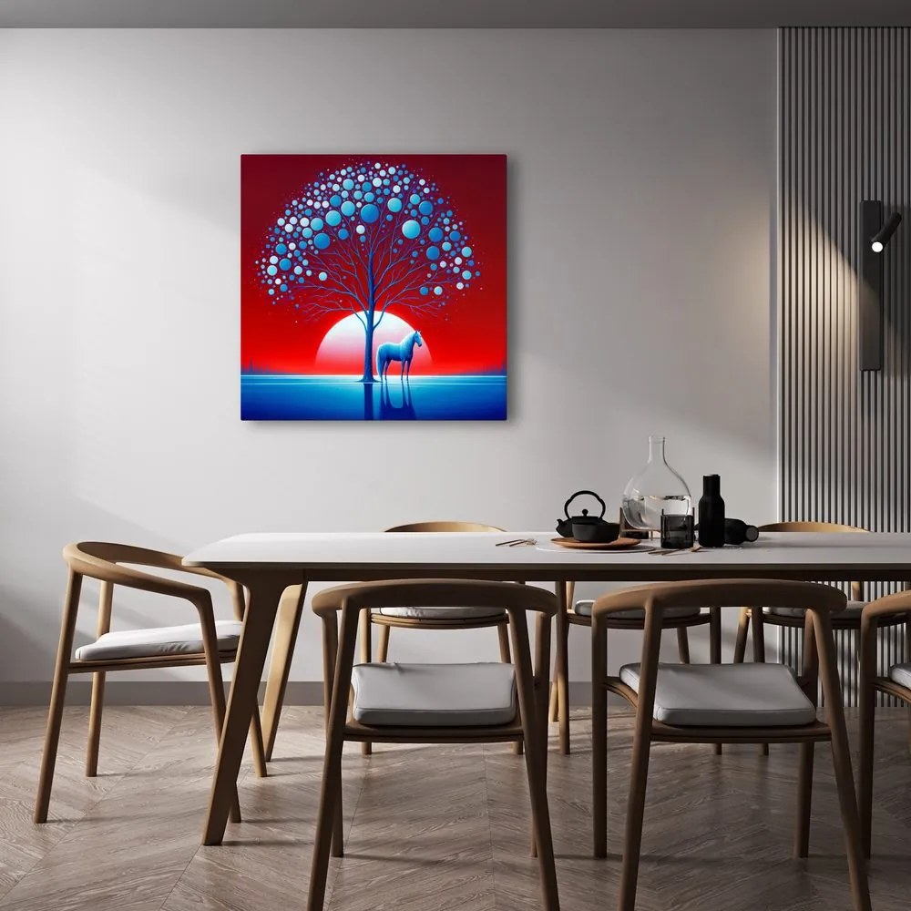 Obraz magický strom života v krajine