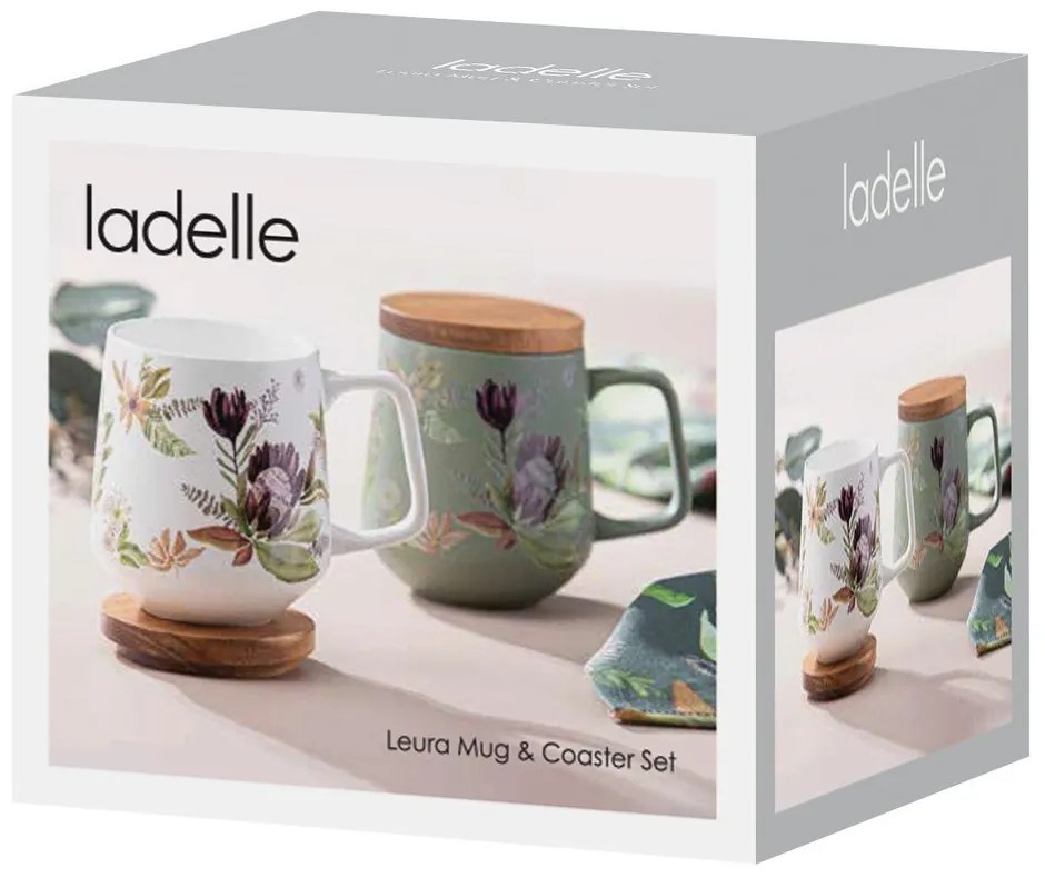 Zelený porcelánový hrnček 430 ml Leura – Ladelle