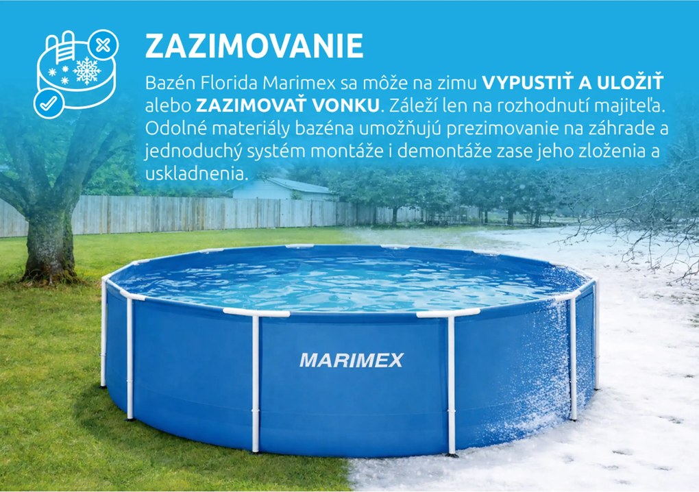 Marimex | Bazén Marimex Florida 3,66x1,22 m bez príslušenstva | 10340193