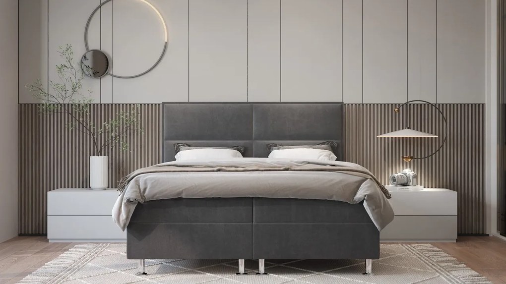 ČALÚNENÁ POSTEĽ S MATRACOM STEFANY 200X200