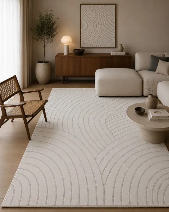 Koberec ZEN GARDEN 2402 biely