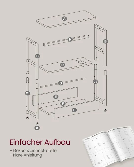 Príručný stolík LET335K05
