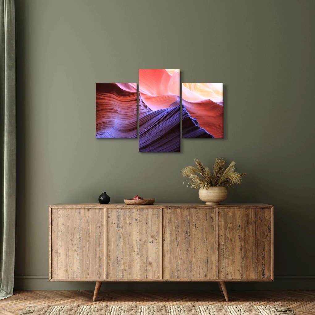 Obraz - farebný piesok (90x60 cm)