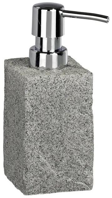 Wenko Granite dávkovač mydla 215 ml sivá 20438100