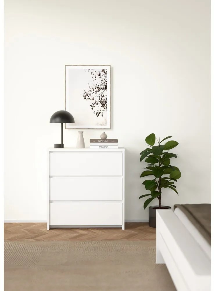 Biela komoda 80x84x48 cm Next – Tvilum